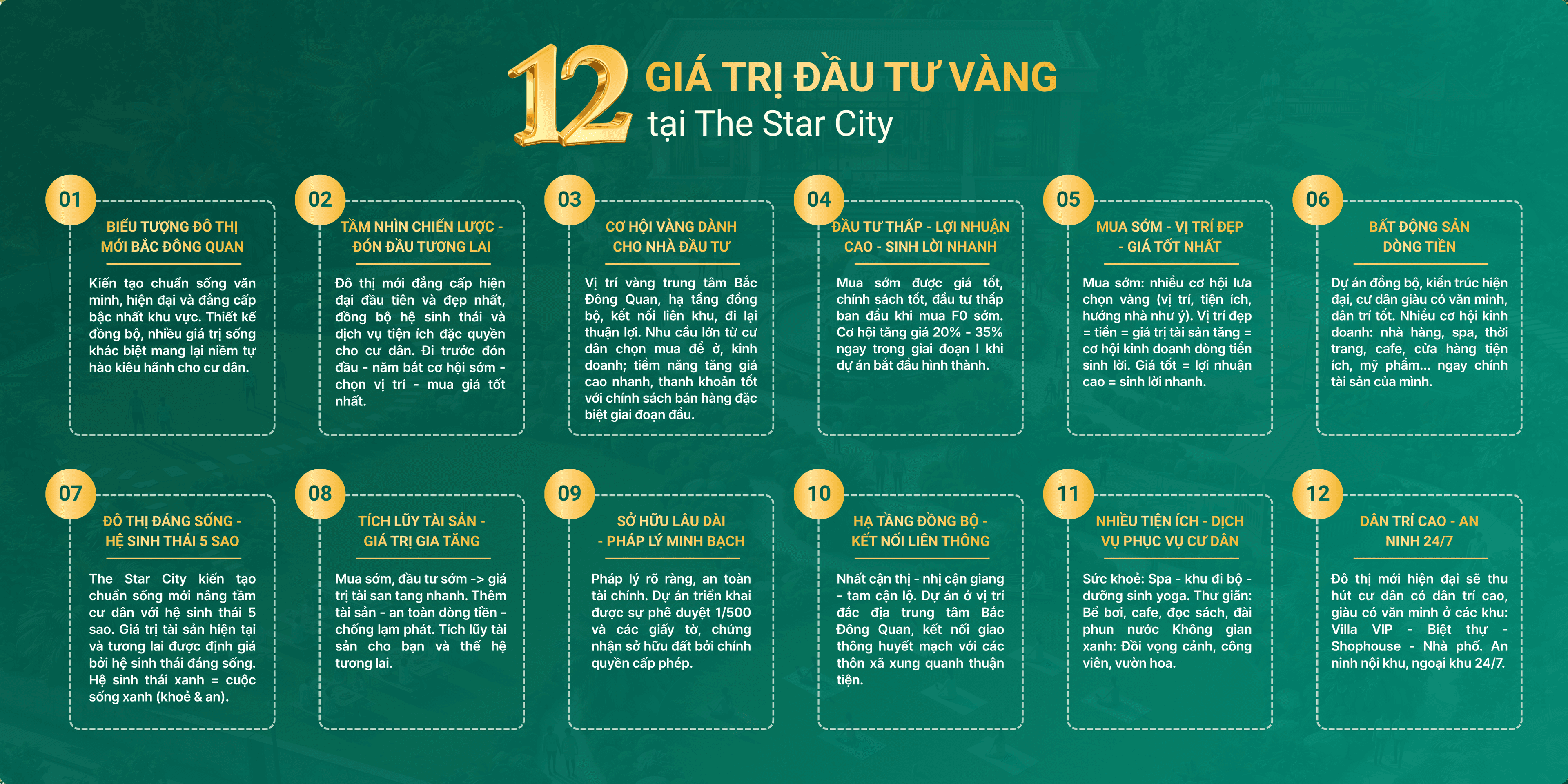 12 Giá trị đầu tư vàng tại The Star City