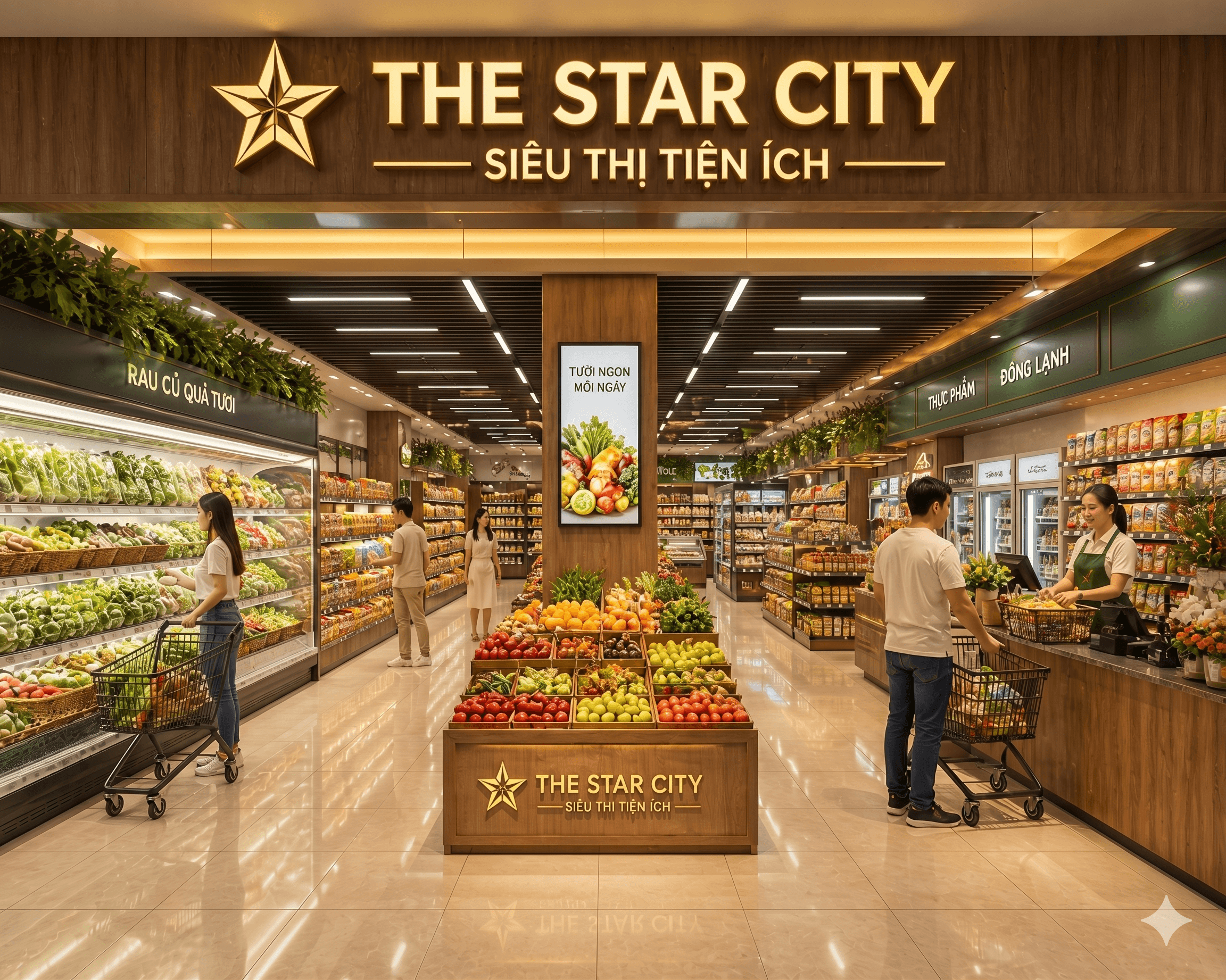 Siêu thị tiện ích phục vụ cư dân cộng đồng